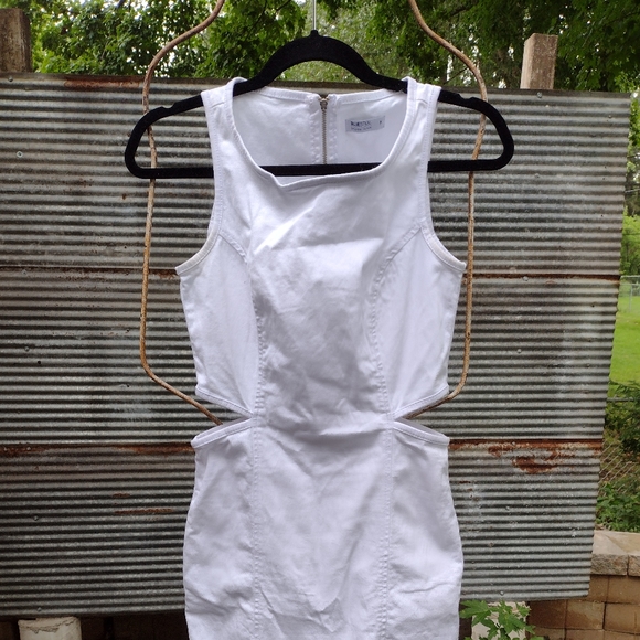 White dress by Bluesteel Original Denim size P - Picture 5 of 6